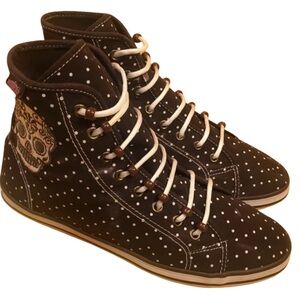 Punkrose Polka Dot High-Top Sneakers RARE UNISEX